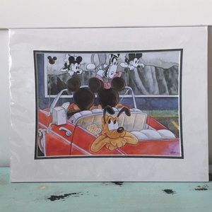 NWT Disney At The Drive-In Print
